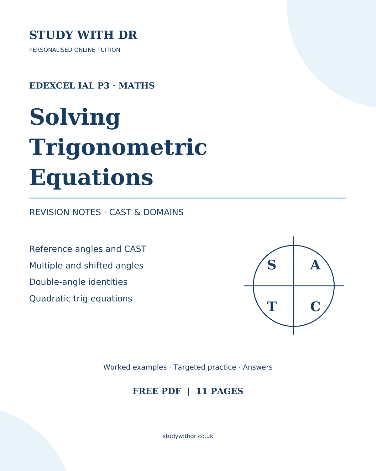 Cover of Solving Trigonometric Equations: CAST & Domains